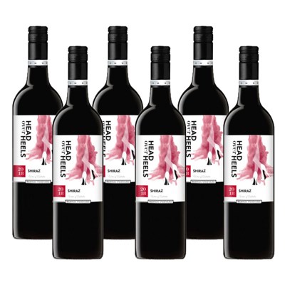 Case of 6 Head over Heels Shiraz 75cl Red Wine Wine
